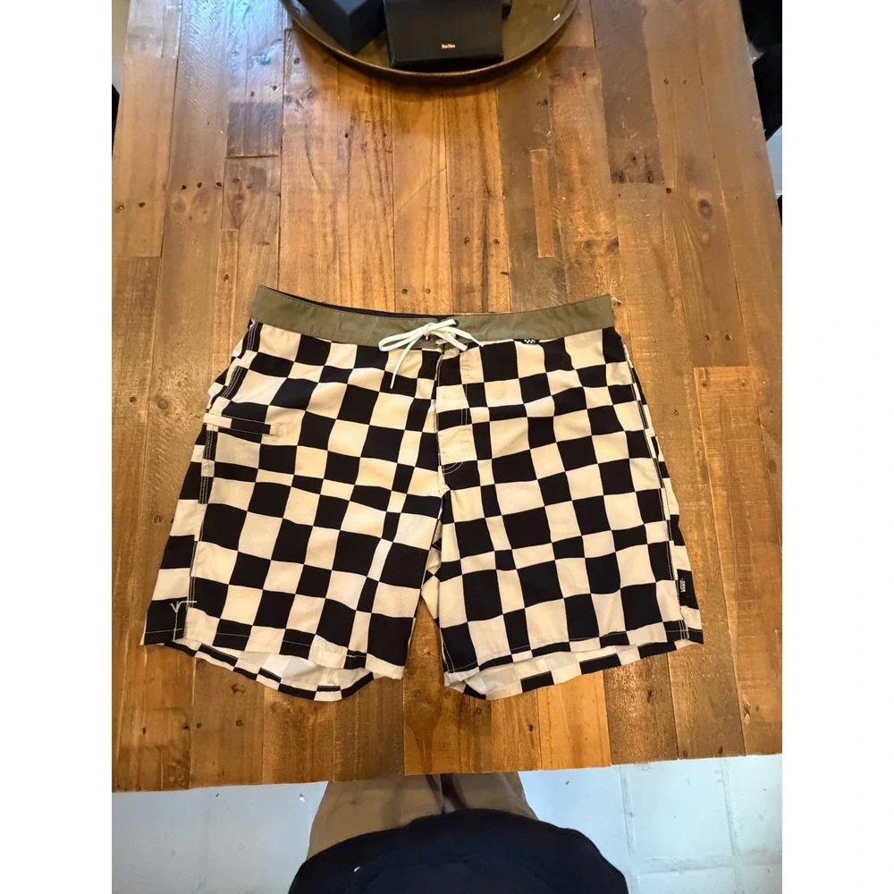 Vans Checkered Surf & Street Bundle Boardshorts + Classic Vans Like new M12 M38